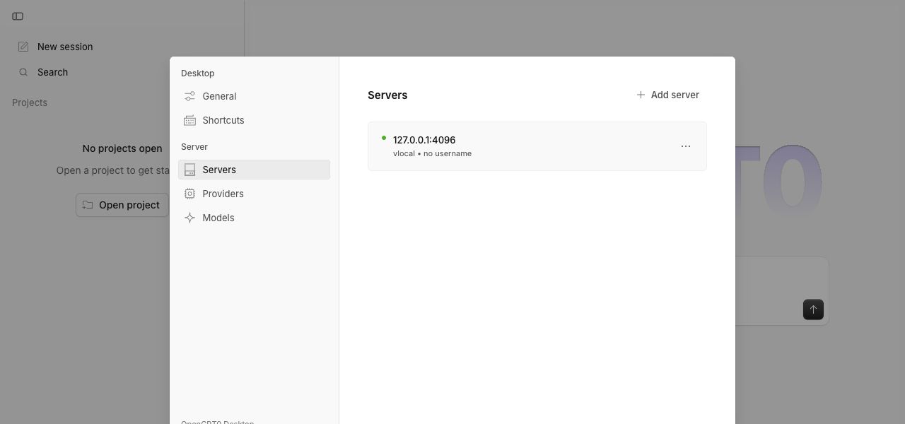 OpenGPT0 Web - See Servers